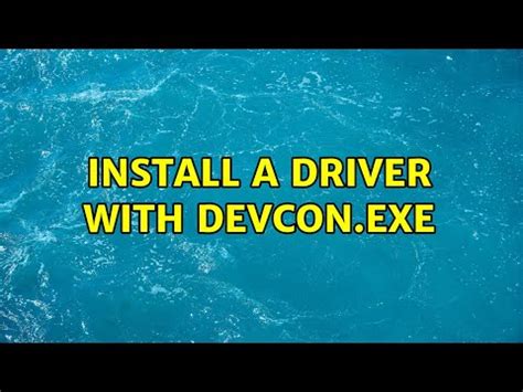 DevCon Install .